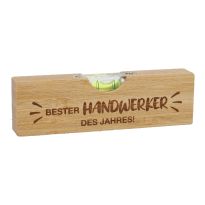Wasserwaage Spruch, Handwerker, 15 cm