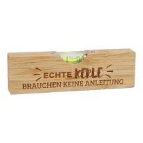 Wasserwaage Spruch, Kerle, 15 cm