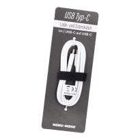 USB-Ladekabel, C auf C/weiß, 100 cm