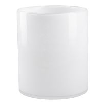 Glas-Vase Zylinder/Opal, weiß, 12 x 14 cm