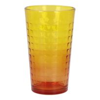 Wasserglas Wabe, orange, 300 ml