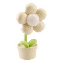 LED-Blume im Topf, gelb
