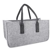 Filztasche Kamin, hellgrau