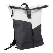 Rucksack Design/Rolltop, schwarz/grau, 20 Liter