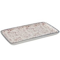 Platte China, rosa, Wiese, 23 cm