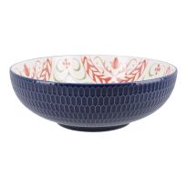 Schale China, Blume Nr. 4, Relief, 24 cm