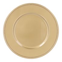 Deko-Teller Relief, gold, 32.5 cm