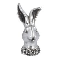Hasenkopf Antik, Mädchen Blumen, 29.5 cm