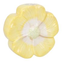 Vase Blume, gelb, 14.5 cm