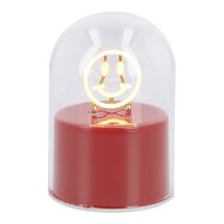 LED-Leuchte Smiley, rot, 7 x 10 cm