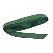 Geschenkband, gewebt/dunkelgrün, 15 mm x 3 m