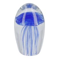 Deko-Qualle, blau, 5.5 x 9 cm