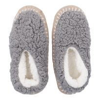 Hausschuhe Teddy, grau, Gr. 35-38