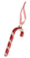 Anhänger Zuckerstange, glänzend, 12 cm