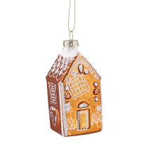 Anhänger Fancy, bunt, Lebkuchen-Haus, 11 cm