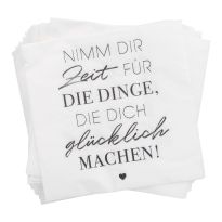 Serviette Nimm dir Zeit, 20 Stück