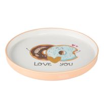 Teller Donut, Love, 18.5 cm