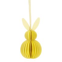Anhänger Wabe, Hase/hellgelb/Uni, 10 cm
