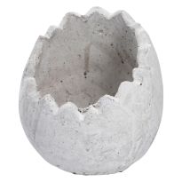 Deko-Schale Ei mit Zackenrand, 17 cm