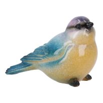 Deko-Vogel Amy, Kopf/lila, 8.5 cm