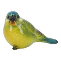 Deko-Vogel Amy, Kopf/blau, 8.5 cm