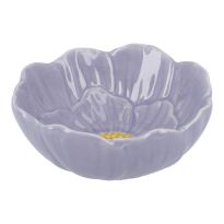 Schale Blüten, violett, 9.5 cm