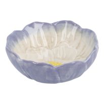 Schale Blüten, Antik/lila, 9.5 cm