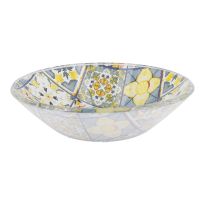 Schale Orient, Kacheln/gelb/hellblau, 10 cm