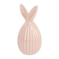 Ei Rillen mit Ohren, orange, 15 cm