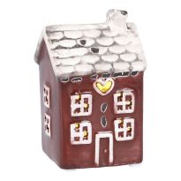 LED-Haus Rustik, Herz, 10 cm
