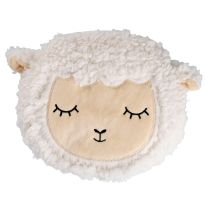 Kirschkernkissen Schaf, flauschig, weiß