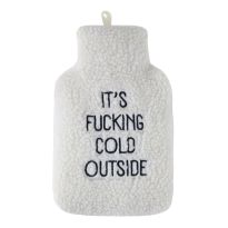 Wärmekissen Wärmflasche, Cold outside, 28 cm