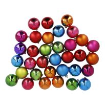 34er Set Weihnachtskugeln, fancy