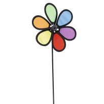 Windmühle Regenbogen, Blume, 20 cm