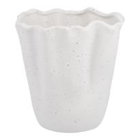 Vase Tulip, weiß, 14.5 cm