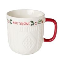 Becher Strick, Merry Christmas, 350 ml
