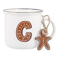Becher Buchstabe/Lebkuchen, C, 380 ml