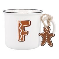 Becher Buchstabe/Lebkuchen, F, 380 ml