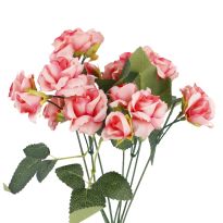 Strauß Minirosen, 21 Blüten, pink, 29.5 cm