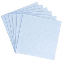Serviette Artdeco, Prägung, hellblau, 16 Stück