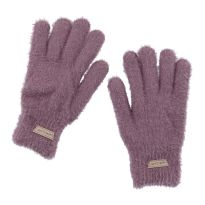 Handschuhe Flausch, lila