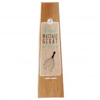 Kopfmassagegerät mit Holzgriff, 25 cm