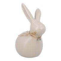 Hase Mia, Herz-Halsband, creme, 20 cm