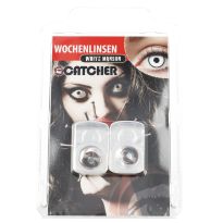 2er Set Kontaktlinse Grusel, Red Devil