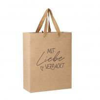Tüte Kraft, mit Liebe verpackt, 28 cm