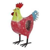 Hahn Peter, rot, 25 cm