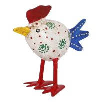 Huhn Nils, Mini/blau, 9 cm