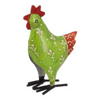 Huhn Mini, grün, 10 cm