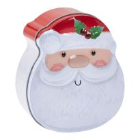Keksdose Weihnachtsfigur, Weihnachtsmann, 13 cm