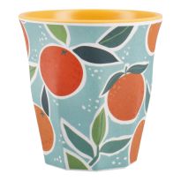 Melamin-Becher Frucht, Orangen, 290 ml